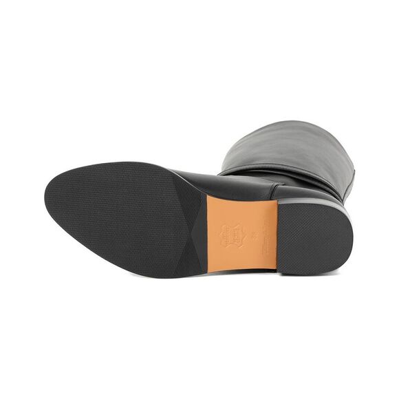 Tiffany & Fred Paris Leather Riding Boot, Black - Picture 4 of 5